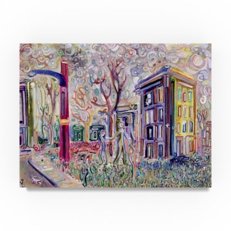 Trademark Fine Art Josh Byer 'Together Through Seasons' Canvas Art, 18x24 ALI23171-C1824GG